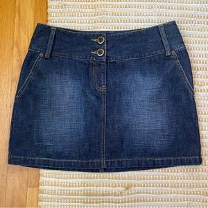 The Limited jean mini skirt size 10